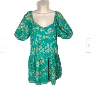 ASOS Puff Sleeve Mini Dress 5434E1M